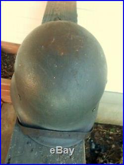 Original WWII German m40 helmet Quist-64