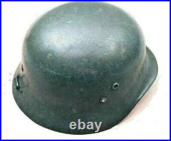 Original WWII Hungarian M38 Steel Helmet (German M35 Copy)- Size 56cm