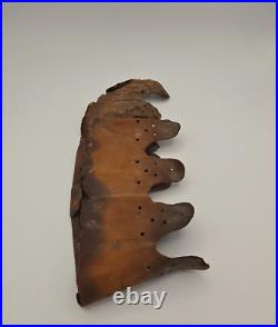 Original WWII WW2 German Stahlhelm Helmet Liner 1940 Stamped Leather militaria