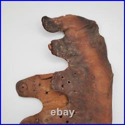 Original WWII WW2 German Stahlhelm Helmet Liner 1940 Stamped Leather militaria