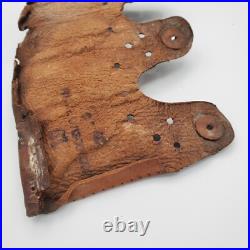 Original WWII WW2 German Stahlhelm Helmet Liner 1940 Stamped Leather militaria