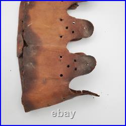 Original WWII WW2 German Stahlhelm Helmet Liner 1940 Stamped Leather militaria