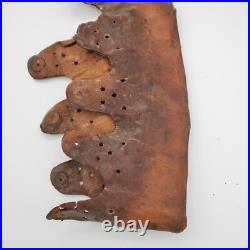 Original WWII WW2 German Stahlhelm Helmet Liner 1940 Stamped Leather militaria