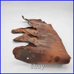 Original WWII WW2 German Stahlhelm Helmet Liner 1940 Stamped Leather militaria