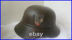 Original WWII WWI German Helmet M 16 /M 18 Bulgarian Legion PVHZ