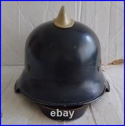 Original Ww2 German Helmet With Liner & Chinstrap Wwii