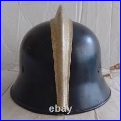 Original Ww2 German Helmet With Liner & Chinstrap Wwii