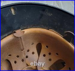 Original Ww2 German Helmet With Liner & Chinstrap Wwii