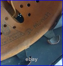 Original Ww2 German Helmet With Liner & Chinstrap Wwii