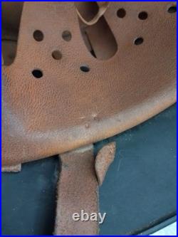 Original Ww2 German Helmet With Liner & Chinstrap Wwii