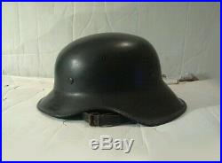 Original Ww2 German Helmet With Liner & Chinstrap Wwii Rl2 39/25