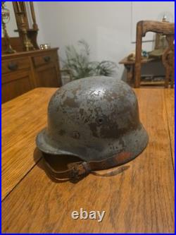 Original Ww2 German M35 Et64 1116 Helmet
