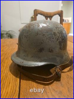 Original Ww2 German M35 Et64 1116 Helmet