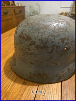 Original Ww2 German M35 Et64 1116 Helmet