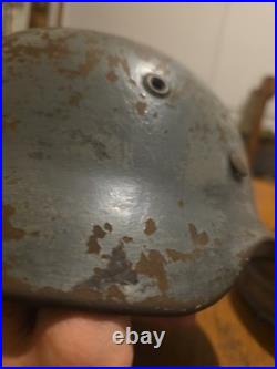 Original Ww2 German M35 Et64 1116 Helmet