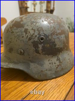 Original Ww2 German M35 Et64 1116 Helmet