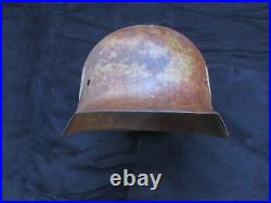 Original Ww2 German M42 Helmet Norwegian Military Used