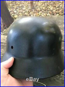 Original Wwii German Helmet DD Ww2 German Helmet DD Wwii German Police Helme