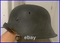 Original german ww2 m42 helmet NS66 Very Nice