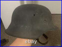 Original german ww2 m42 helmet NS66 Very Nice