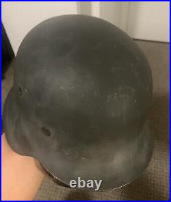 Original german ww2 m42 helmet NS66 Very Nice