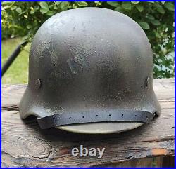 Original nice german helmet M40 size 64 have a number WW2