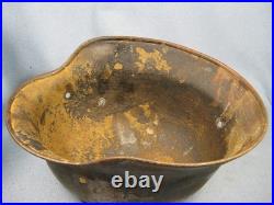 Orignal German WW2 M40 Camo Helmet Shell Size ET. 66