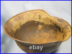 Orignal German WW2 M40 Camo Helmet Shell Size ET. 66
