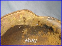 Orignal German WW2 M40 Camo Helmet Shell Size ET. 66
