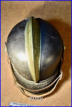 PRE WWII German PICKELHAUB leather FIREMAN'S helmet for FIREFIGHTER