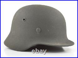 Perfectly Restored WWII German M40 Helmet & Liner Set With Special Lot No. (ET64)