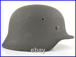 Perfectly Restored WWII German M40 Helmet & Liner Set With Special Lot No. (ET64)
