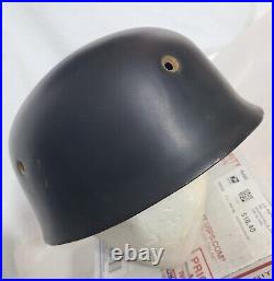 Post WW2 German M38 Paratrooper Fallschirmjager Helmet Stahlhelm Sz. 71