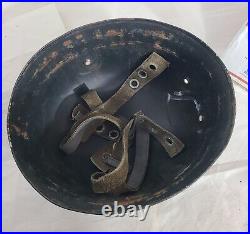 Post WW2 German M38 Paratrooper Fallschirmjager Helmet Stahlhelm Sz. 71