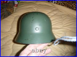 Post WW2 M-40 German Police Helmet Q-64