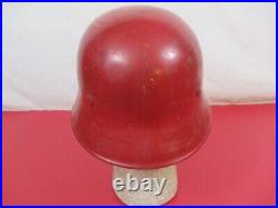 Post-WWII Era German Fireman's Helmet withLiner & Chin Strap Very NICE