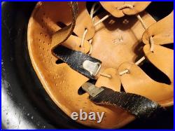 Post War German M34 Fire Fighter Helmet Excellent Condition