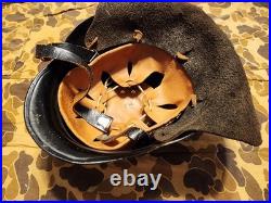 Post War German M34 Fire Fighter Helmet Excellent Condition
