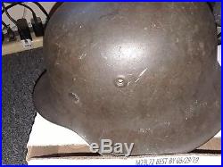 Preownd Ww2 German Helmets. With Liner. Vguc
