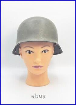 RARE German Bundeswehr M35-50 1951 BSG Helmet of named Spanish Guard Volunteer