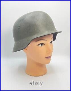 RARE German Bundeswehr M35-50 1951 BSG Helmet of named Spanish Guard Volunteer