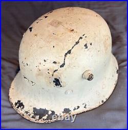 RARE Irish Defense Forces Vickers M1927 Helmet German Style Stahlhelm WW1 WW2