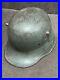 RARE-WORLD-WAR-I-German-Original-Steel-Military-Helmet-Wear-Age-01-oph