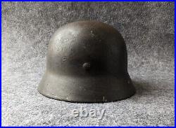 RARE WW2 Field'Heavy Pour' German M40 Helmet