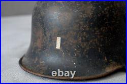 RARE WW2 German Helmet M34 Original Paint Military WWII Balkan Found