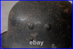 RARE WW2 German Helmet M34 Original Paint Military WWII Balkan Found