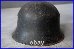 RARE WW2 German Helmet M34 Original Paint Military WWII Balkan Found