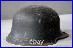 RARE WW2 German Helmet M34 Original Paint Military WWII Balkan Found