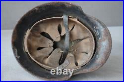 RARE WW2 German Helmet M34 Original Paint Military WWII Balkan Found