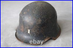 RARE WW2 German Helmet M34 Original Paint Military WWII Balkan Found